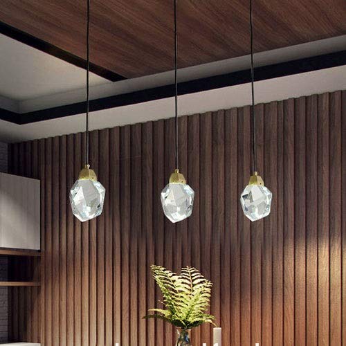 Lámpara de suspensión sofisticada LED 5W con pantalla de cristal 3