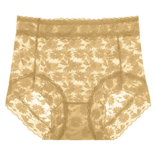 Culottes sous-vêtements taille haute en dentelle de coton respirant