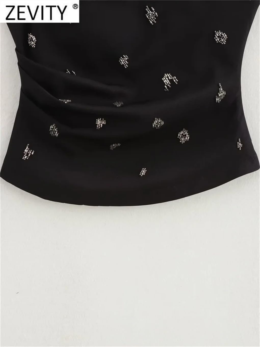 Women's Asymmetric Side Zip Slim Shirt