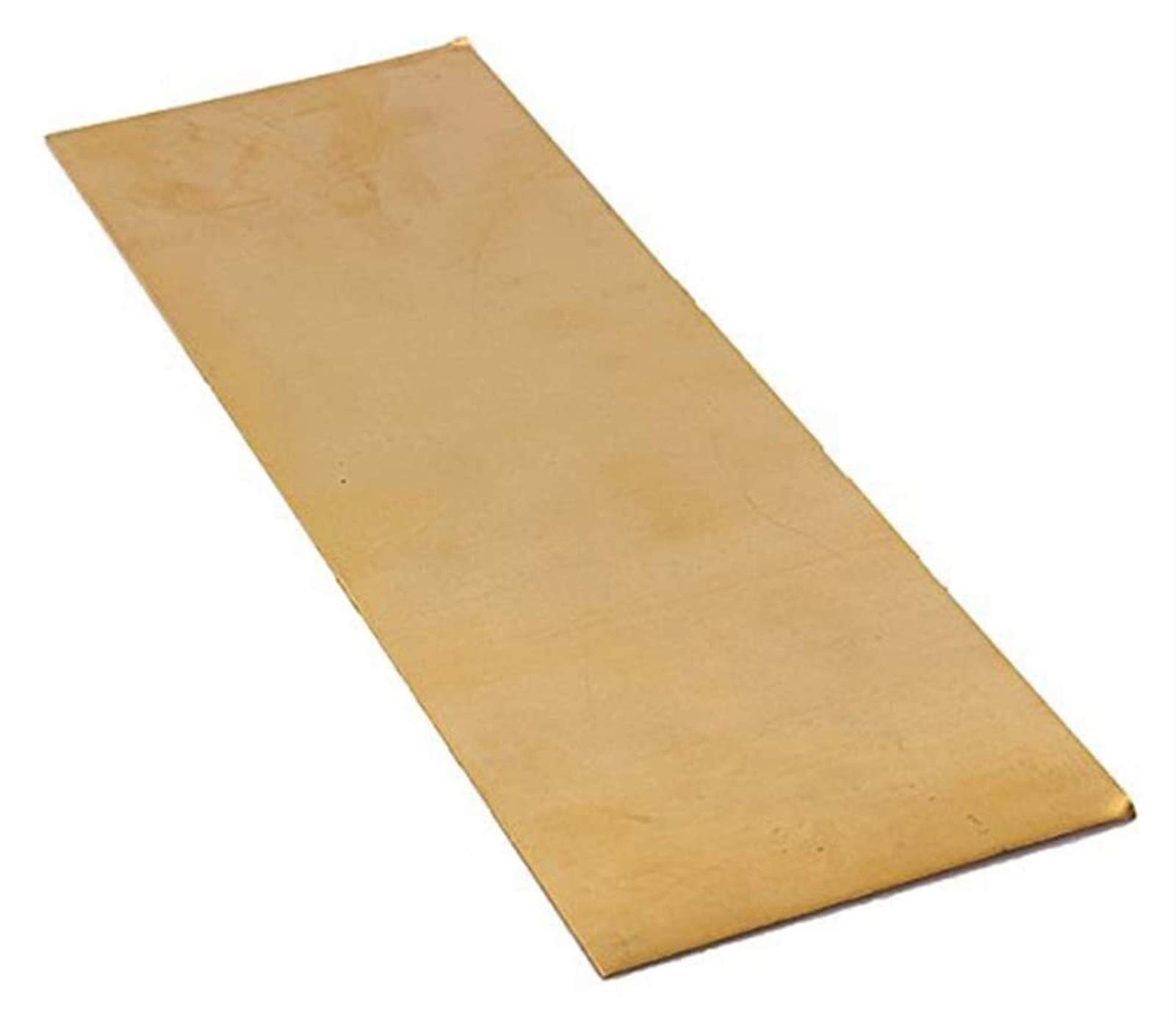 Plaque en laiton de précision 2.5x100x100mm pour matières premières de découpe métallique
