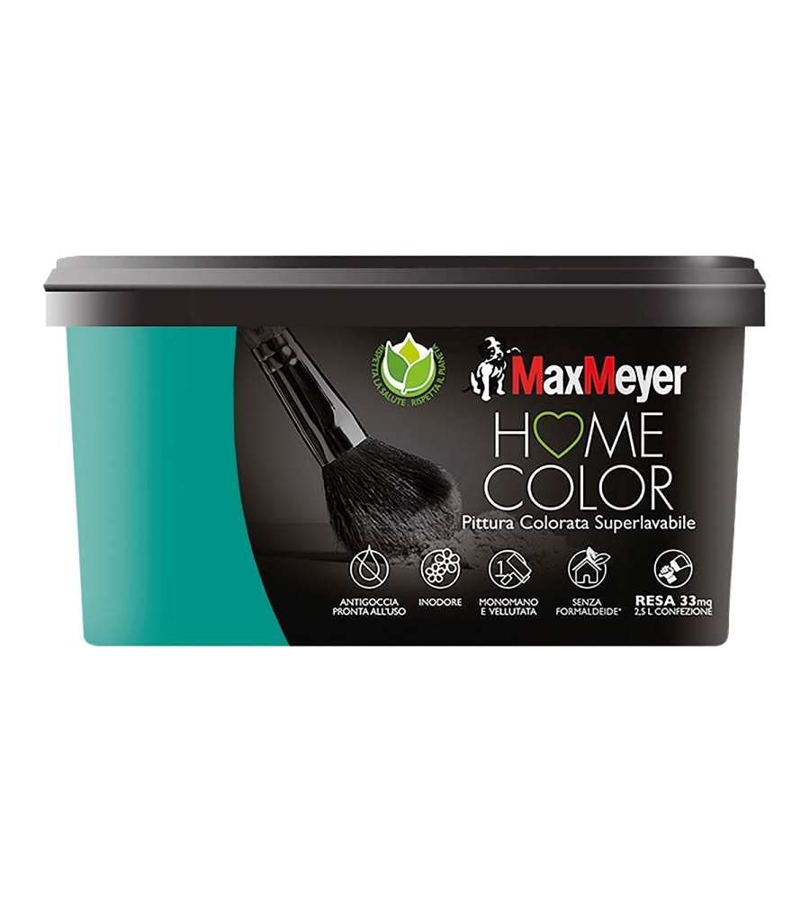 MAXMEYER Pittura Colorata Superlavabile Home, Color Smoke 0,75L - 5