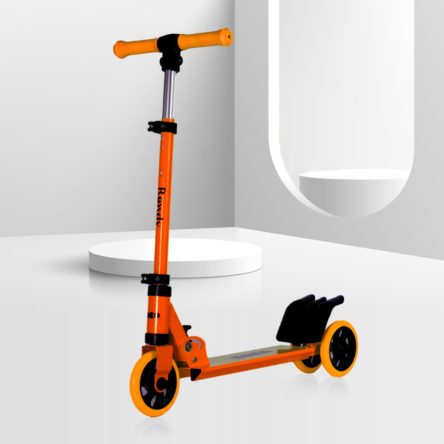 Koko Rowdy Kick Skate Scooter with Adjustable Height and Portable, Kids Scooter with Led PVC Wheels for Age 3+ (Max User Weight: 50kg) (Orange) (B0DHH4N2SX) Amazon Price History, Amazon Price Tracker