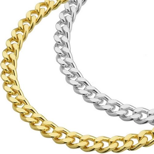 �약�`�F�[�� �l�b�N���X �u���X���b�g �A���N���b�g �����I�ׂ� �T�[�W�J���X�e�����X �S�[���h �V���o�[ ��6mm �S��13cm�`70cm ���f�B�[�X �����Y �A�N�Z�T���[ (�V���o�[, 50cm)