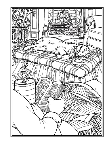 Creative Haven Home Sweet Home Coloring Book (Adult Coloring Books: Calm) - Image 12