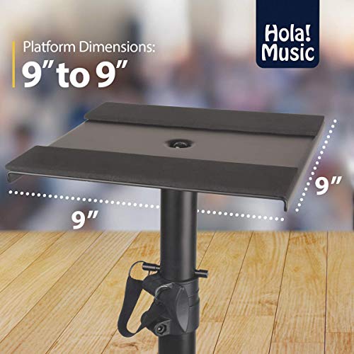 Hola! Music MONITOR_STANDS Pair Of Studio Monitor Speaker Stands thumb #3