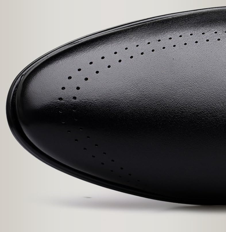 Men's Tuxedo Dress Shoes Breathable Leather Formal Business Oxford Classic Lace-Up Wedding Comfort Shoes3