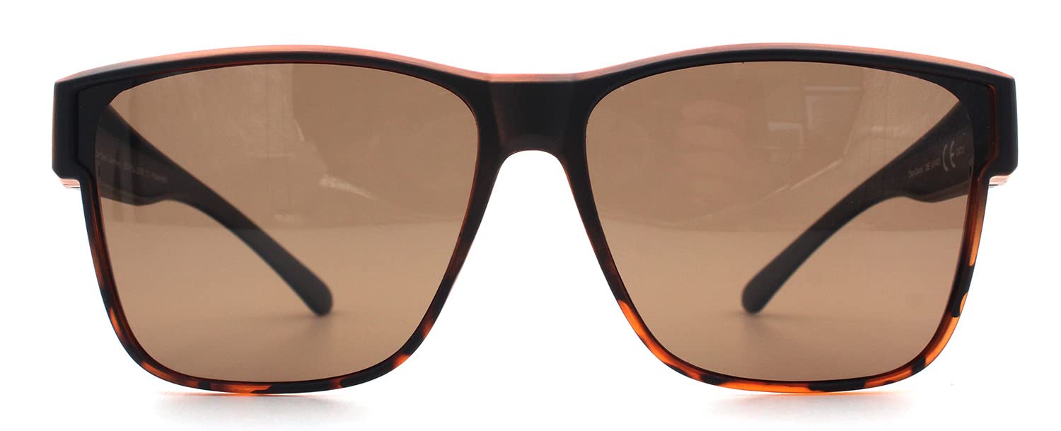 DanCarol DC-POL-2055-C1-Die Überbrille, ideal für Brillenträger Für Große FASSUNG- Polarizierte Gläser