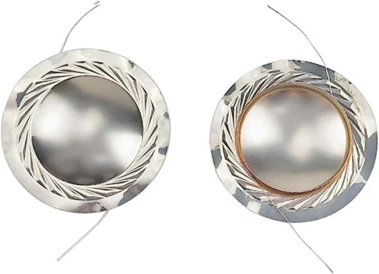 38.5mm High Pitched Imported Treble Titanium Film Copper Clad Aluminum Coil with 38.6 Cores and Two Outgoing Wires 2PCS