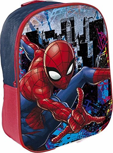 Star Licensing - Mochila infantil, 29 cm, diseño de Spiderman, multicolor