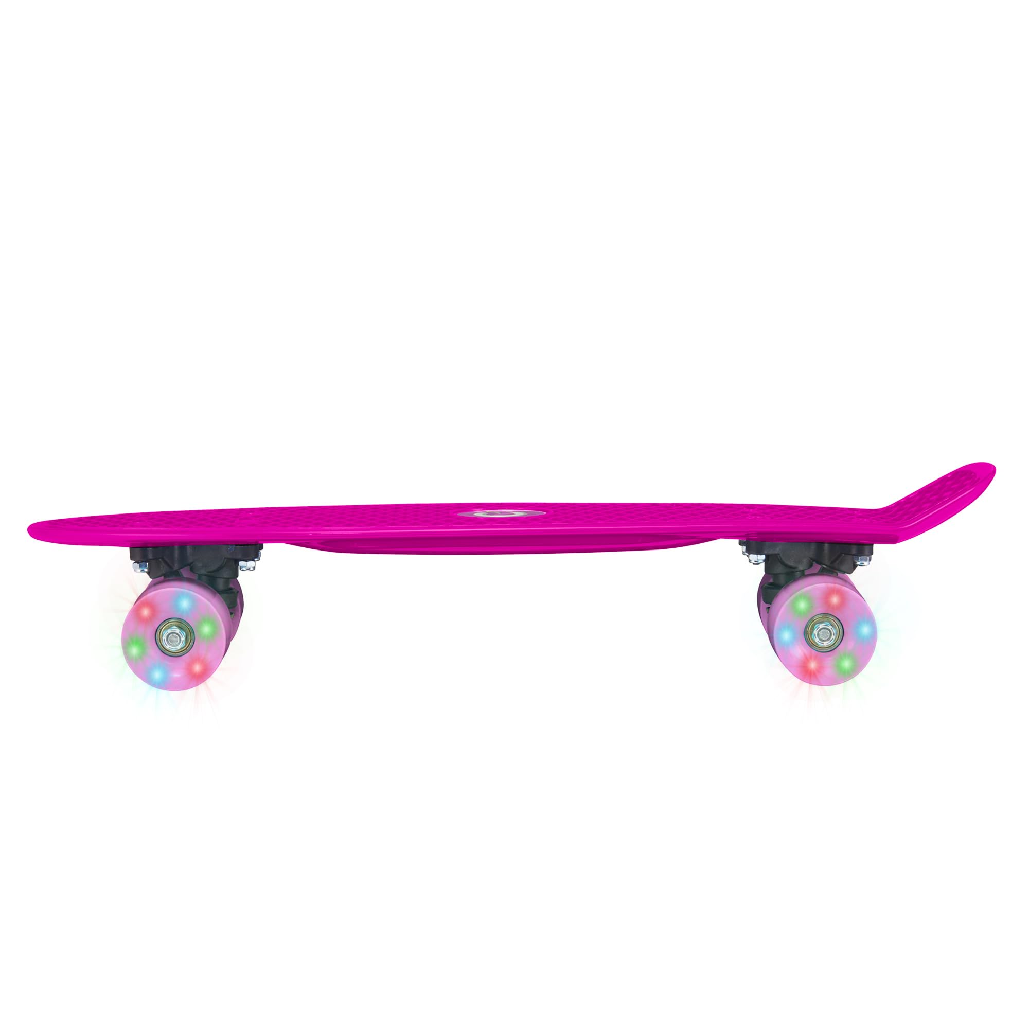 EVO Planche à roulettes lumineuse de 6,7 m | Skateboard pour débutants ou professionnels | Skateboard lumineux pour enfants et adolescents | Mini Cruiser complet | Convient à tous les enfants de 3 ans