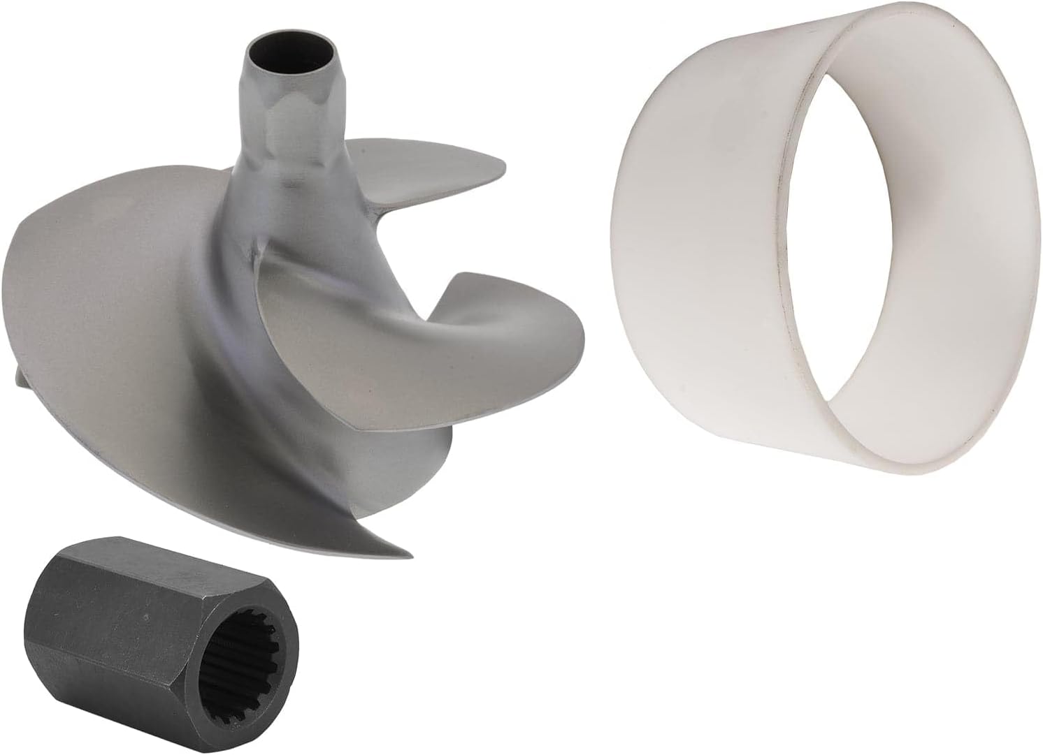 Impeller Kit Compatible with Yamaha 1990-2007 Superjet, 1995-1996 Venture 700, 1990-1996 Waverunner III, 1994-1997 Wave Raider (Wear Ring Kit)