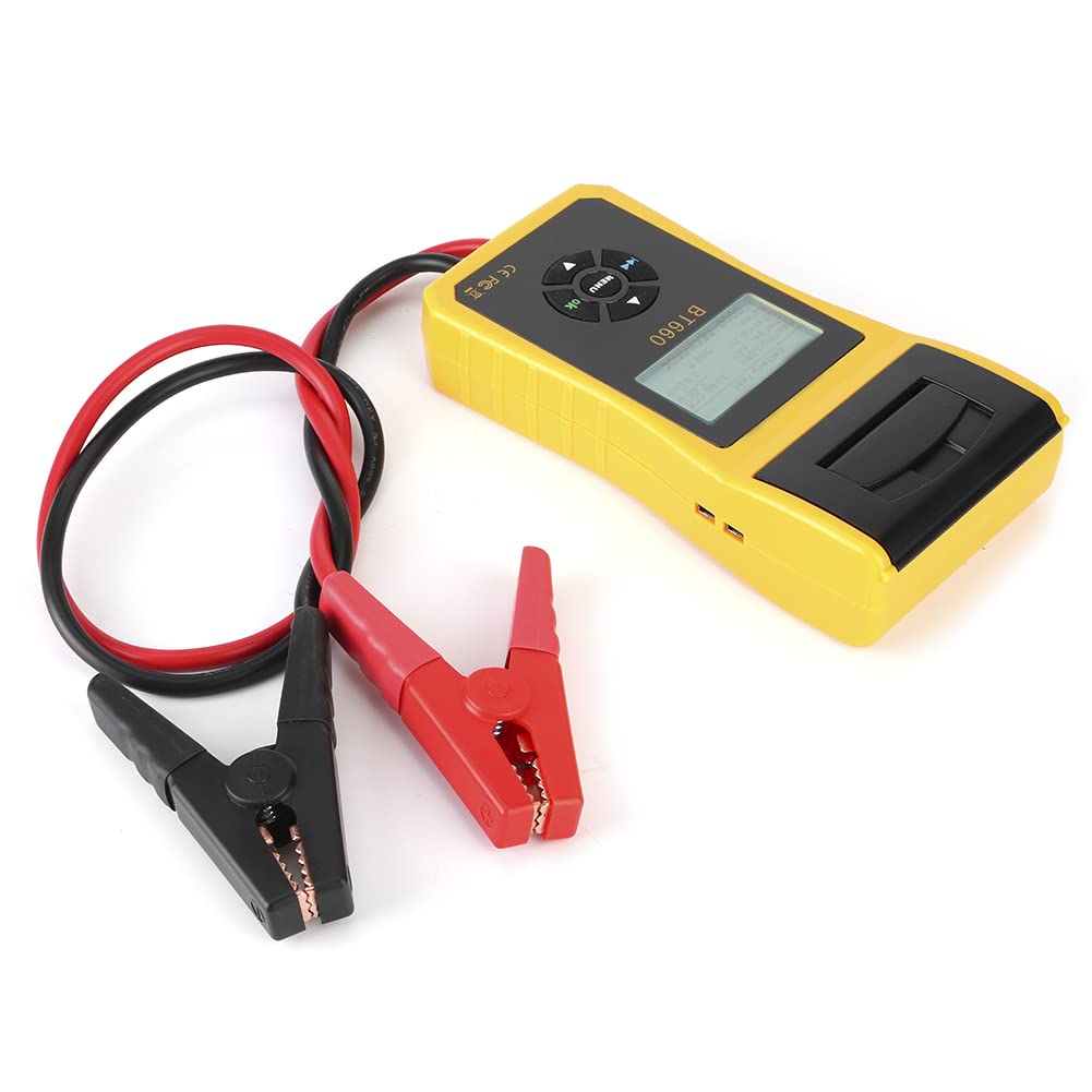 Comprobador de sistemas de batería BT660 Comprobador de conductividad avanzada para baterías de coche de plomo-ácido 12 V (admite chino, inglés, japonés)