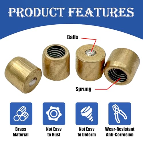 Image of 6x6mm Brass Push Button Grease Oil Cup,Brass Push Button Flange Grease Oil Cup,Ball Oiler for Ball Oiler Nipple Hit Miss Engine Motor Lathe Mill(20Pcs)