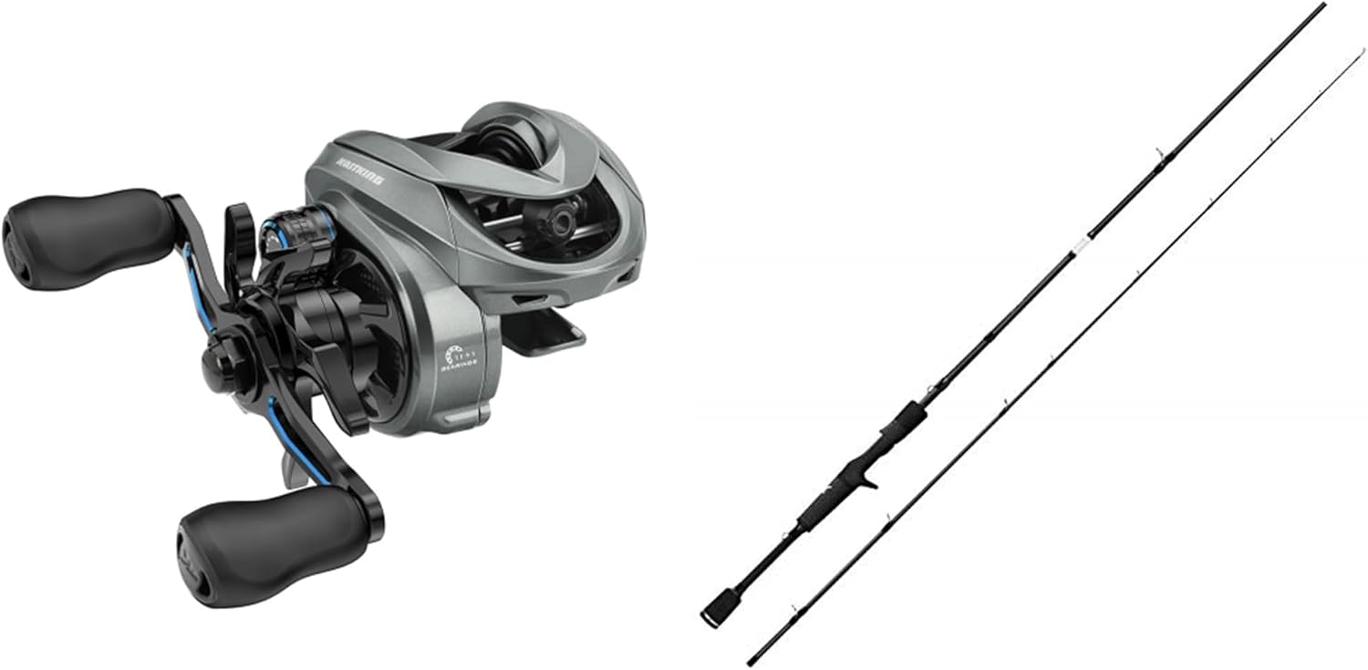 KastKing Kestrel Baitcasting Fishing Reel & KastKing Crixus Fishing Rods