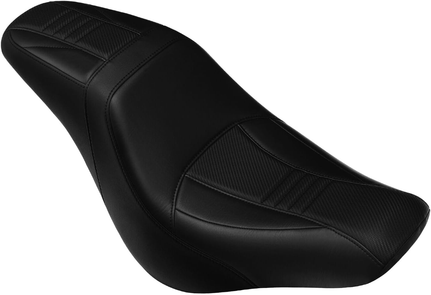 C.C. RIDER Motorcycle Seat 2 Up Driver& Passenger Seat Fit for Harley Softail Low Rider FXLR FXLRS FXLRST 2018-later