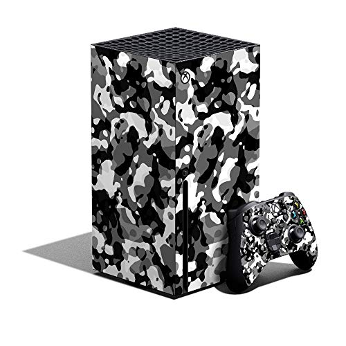 MightySkins Skin Compatible with Xbox Series X Bundle - Black Modern Camo | Protective, Durable, and Unique Vinyl Decal wrap Cover | Easy to Apply, Remove, and Change Styles | Made in The USA