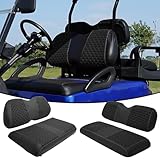 Stilvoller und luxuriöser Look: Mit ihrem eleganten Rautenmuster-Design verleihen diese vorläufigen Sitzbezüge Ihrem Golfwagen sofort ein raffiniertes, erfrischtes Aussehen. Eine kostengünstige Möglichkeit, das Aussehen Ihres Wagens aufzuwerten, ohne den gesamten Sitz zu ersetzen. Wenn Sie auf Probleme mit den Sitzbezügen stoßen, ist unser Kundensupport-Team bereit, After-Sales-Hilfe zu leisten und Ihre Zufriedenheit zu gewährleisten.