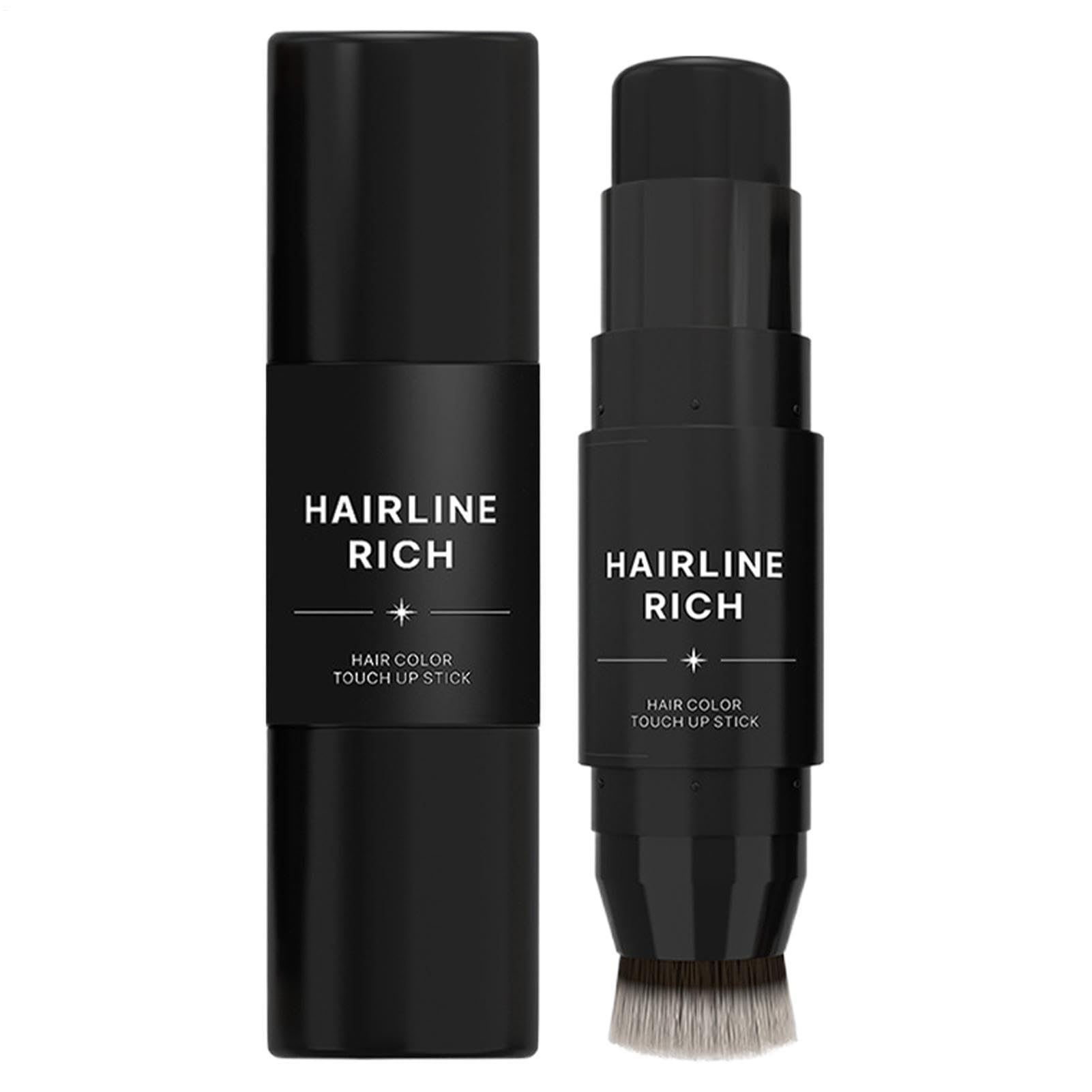 Root Hair Color Cover Stick Double-ended Hairline Stick For Gray Coverage Long Lasting Root Cover Up Thinning Edges