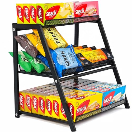 ROSROSE Pull-Out Tray Snack Rack