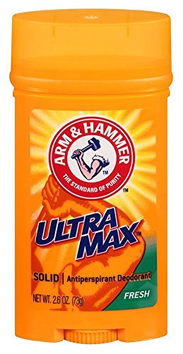 arm & hammer deodorant 2.6 ounce solid ultra max fresh (wide) (76ml) (6 pack)