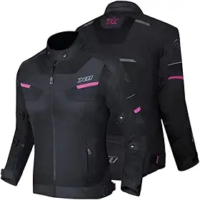Jaqueta X11 Breeze 2 Feminina Imperme?vel Motociclista Com Prote??es Rosa 4G
