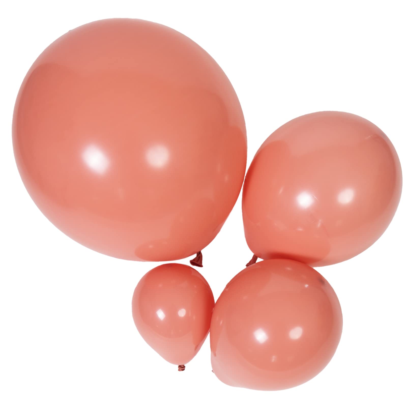 100pcs Dusty Pink Balloons 18 inch +12 inch +10 inch +5 inch Different Sizes Latex Party Rose Pink Balloon for Girl Baby Shower Birthday Wedding Party Decorations