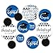 Blue Grad - Best is Yet to Come - 2018 Graduation Party Giant Circle Confetti - Royal Blue Grad Party Decorations - Large Confetti 27 Count