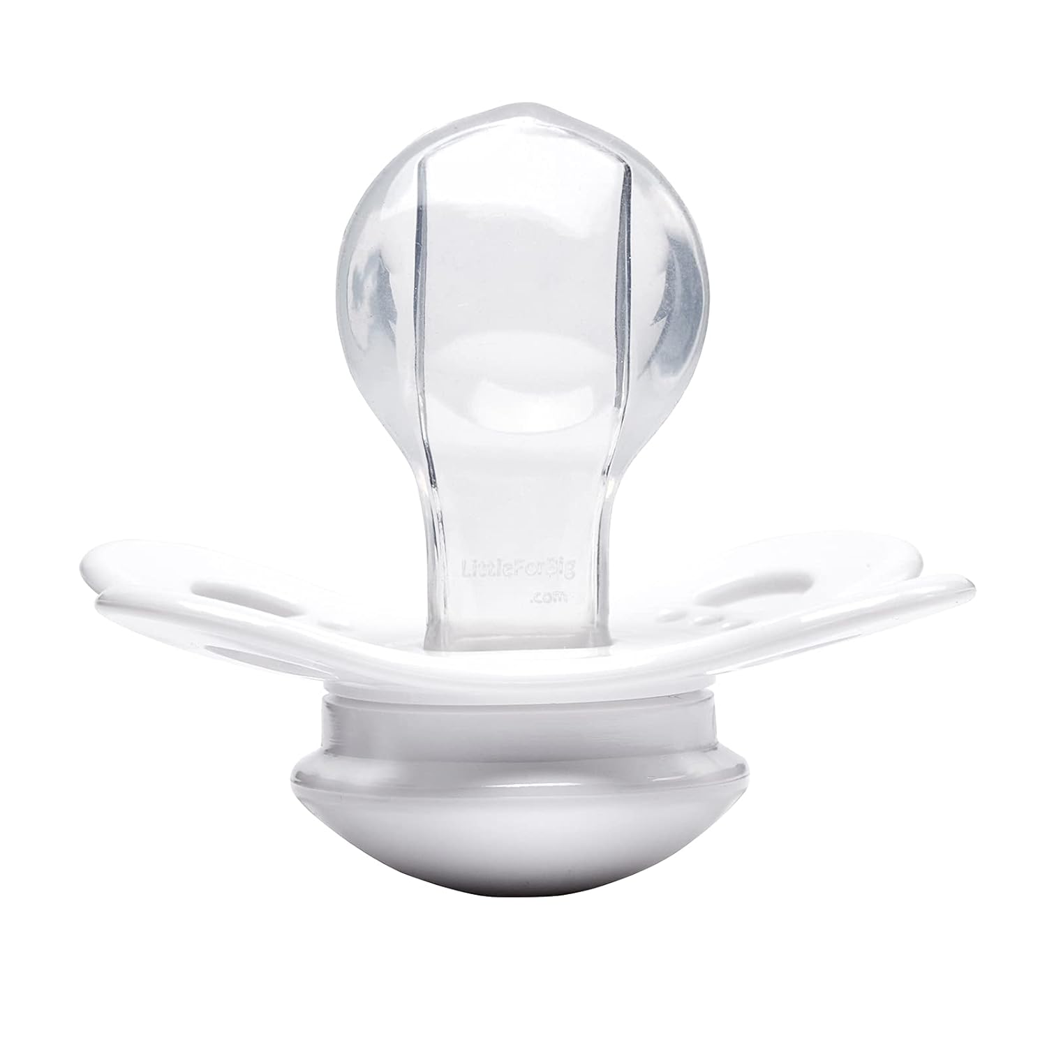 LittleForBig Bigshield Generation-3 Single Big Sized Pacifier White - Image 2