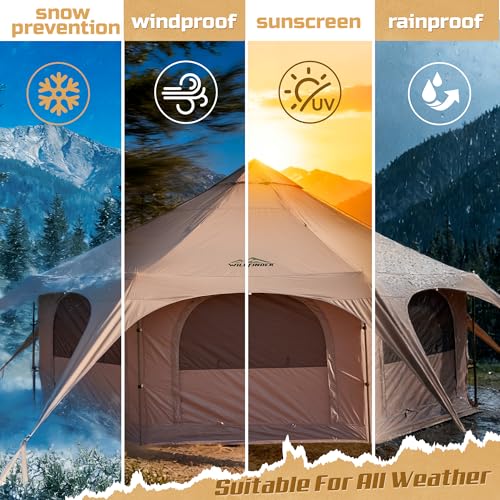 WildFinder 16.5ft Canvas Bell Tent