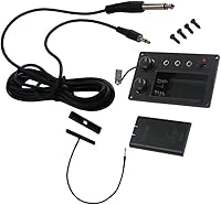 Vista 4 de Bass 1 violín pickup Set violín ecualizador con Piezo Pickup Instrumento musical Accesorios para violín eléctrico piezas violín pickup micrófono