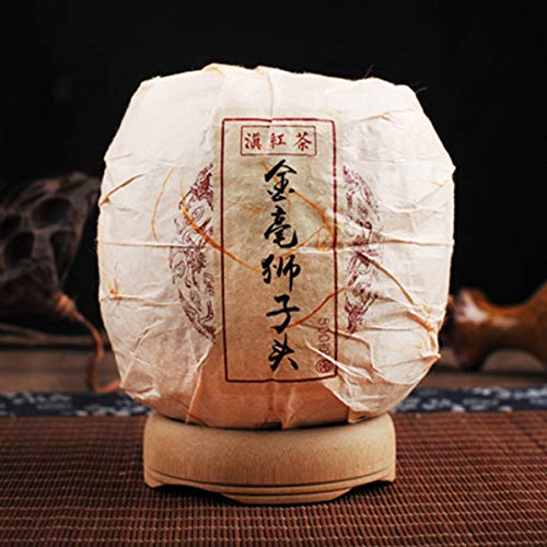 Té Puer maduro de 500g, centavos de oro de Yunnan, cabeza de león, té Puer rojo opaco, Pu'er orgánico, árbol viejo, puer… - Imagen 3