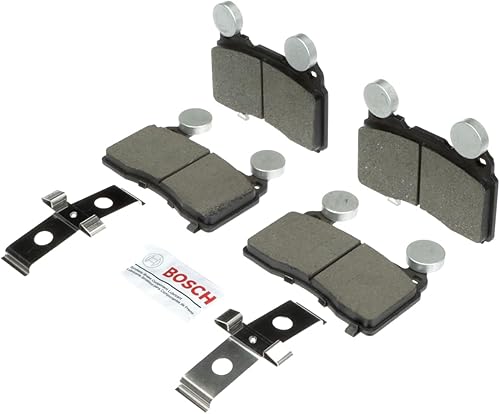 Miniatura 4 de BOSCH BC1474 QuietCast Premium - Juego de pastillas de freno de disco de cerámica - Compatible con Cadillac CT6, CTS, ELR, XTS Chevrolet Camaro, SS