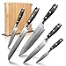 Produktbild Stallion Damastmesser Wave Messerset - Messer aus Damaststahl mit Messerblock