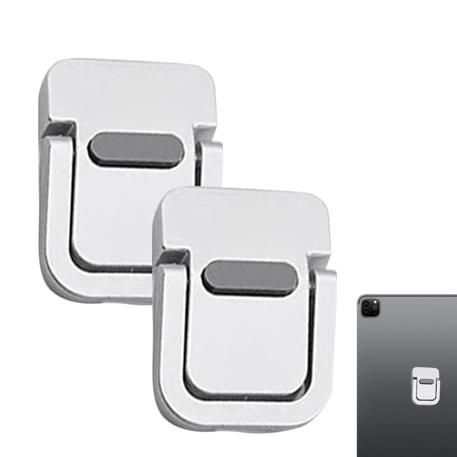 Laptop Kickstand - Invisible Laptop Stand Portable Small Keyboard Riser Non-Slip Zinc Alloy Tilt Angle Adjustment Foldable Aluminum