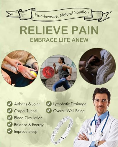 image for Feraco Pure Copper Bracelets for Women, Ultra Strength Magnetic Bracel