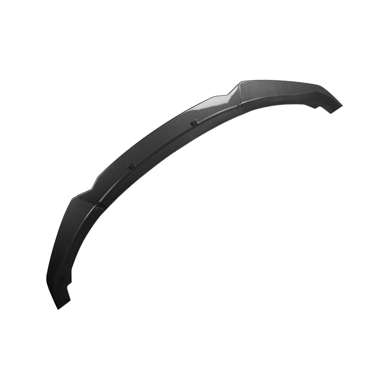 3 szt. Zestaw rozdzielaczy przedniego zderzaka samochodu ze spojlerem podbródkowym (Carbon Fiber Style)