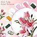 800 PCS Pipe Cleaners Craft, Pipe Cleaners Flowers Kit with Handle, 13 Colors Chenille Stems with Instruction, Art and Craft Supplies