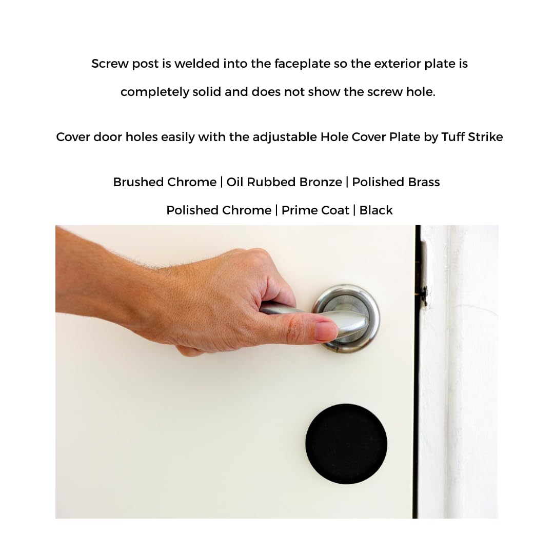 Door Knob Cover Plate - No Show Screws -7
