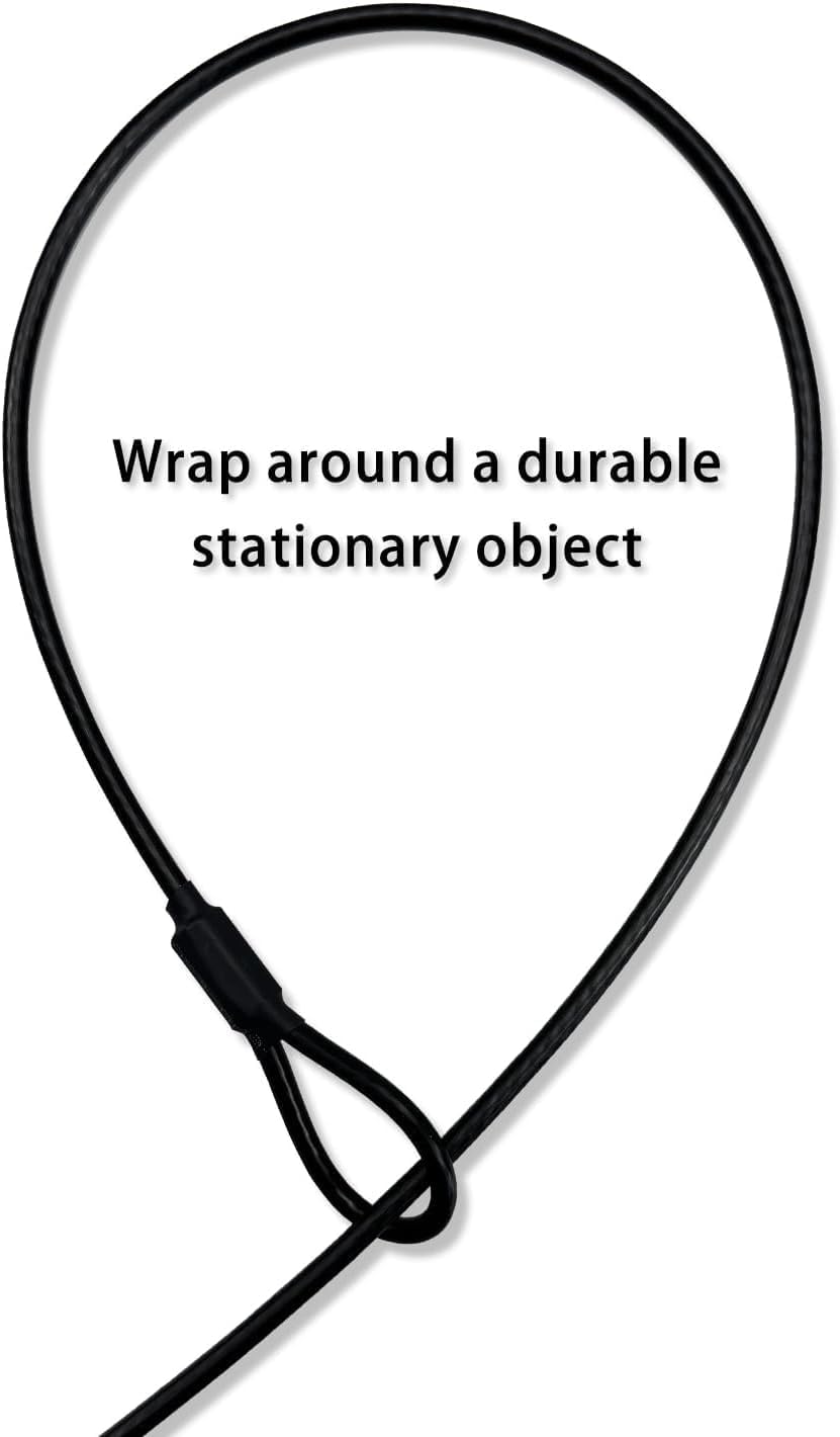 Training Tie Down, 4/6ft Short Tether Cable for Dogs - Short Anti-Chew Puppy Lead for Teething, Potty Training, and Indoor Housetraining (4FT)