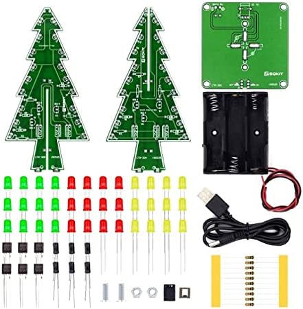 LED 3D Christmas Tree – DIY Kit By Sharvi Electronics