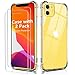 BELONGME Compatible with iPhone 11 Pro Case with Built-in 2 Screen Protectors, Crystal Clear Case with 4 Corners Shockproof Protection Soft Scratch-Resisitant TPU Cover for iPhone 11 Pro 5.8 inch.