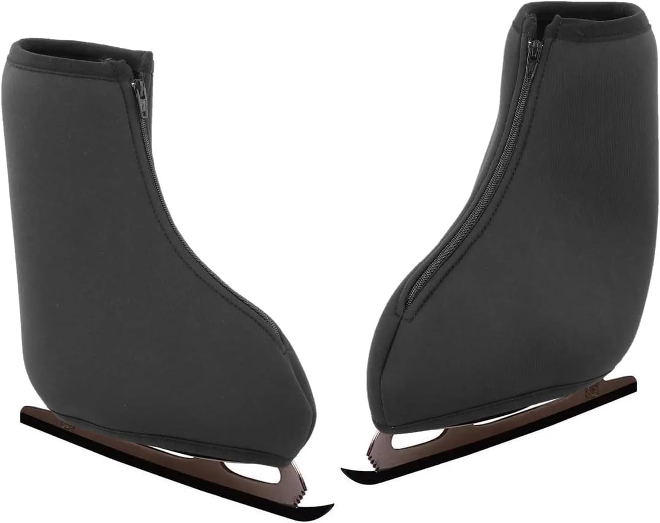 Figure Skate Boot Covers 1 Pairs Black Skate Covers Ice Blade for Hockey Skates Figure and for Girls Women