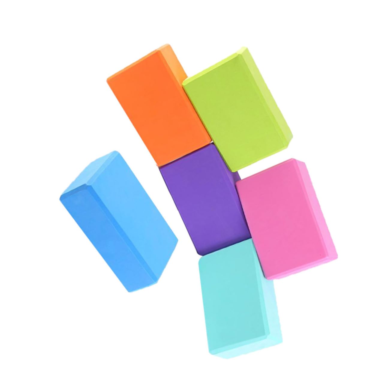 Briques de Yoga Eva Haute Densité, Lot de 6 pour Pratique
