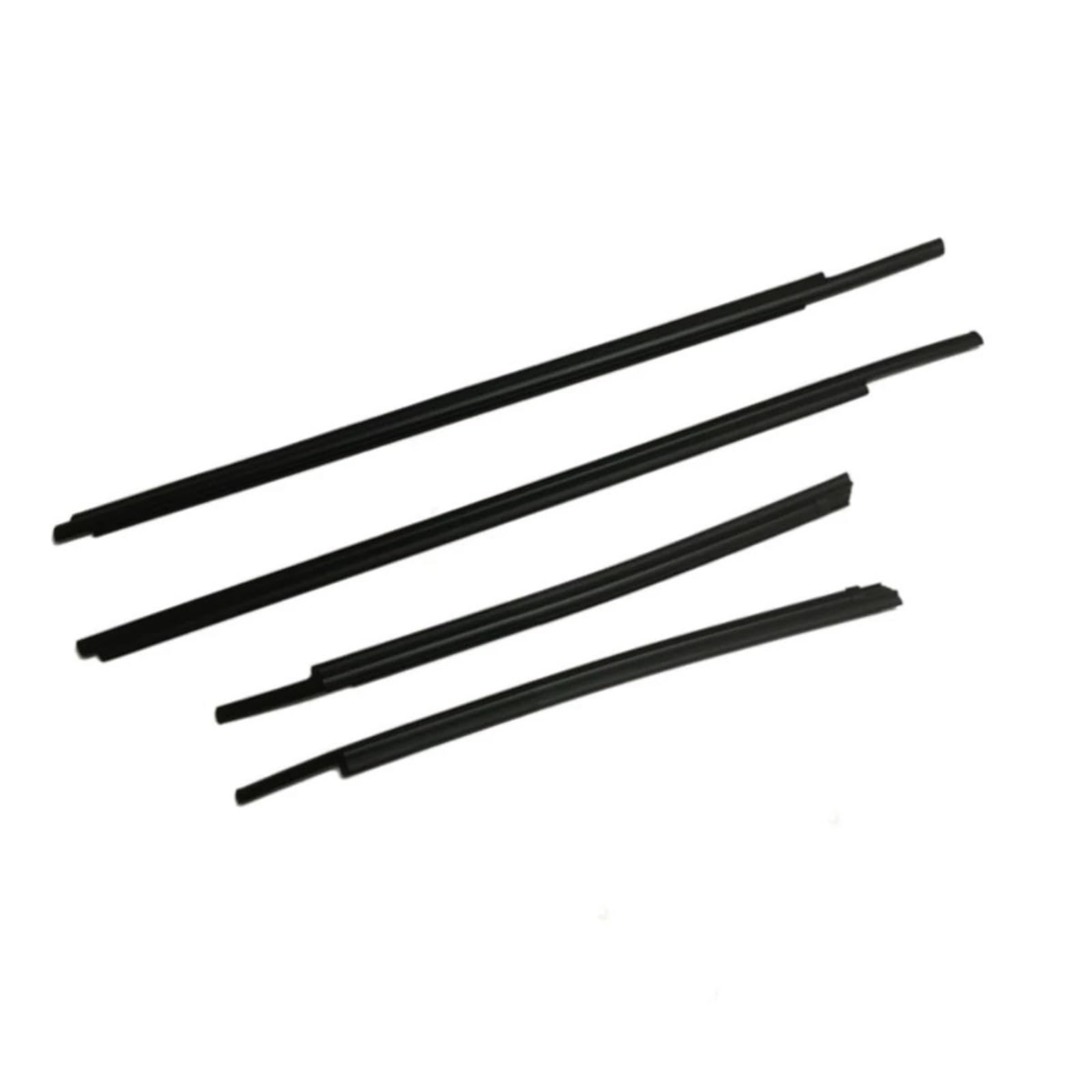 4Pcs Outdoor Car Window Weatherstrip Black for Toyota for Tundra DCB 2007-2021 Moulding Trim Compartment