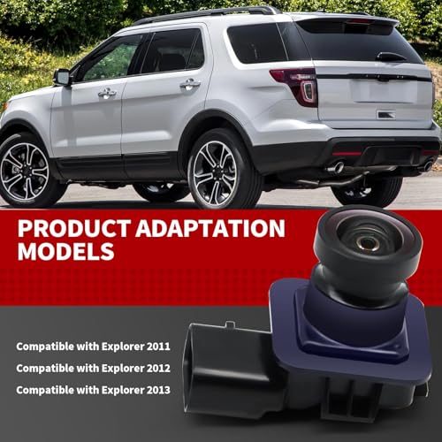 Image of Nakkaa DB5Z19G490A Rear Vehicle Backup Camera Compatible with 2011-2014 Explorer XLT /Base /Limited Replace DB5T19G490AB