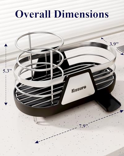 image for Kitsure Sponge Holder for Kitchen Sink - Space-Saving Kitchen Sink Cad