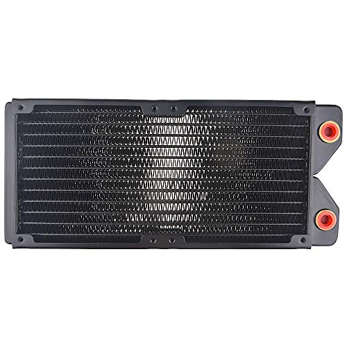 Bxqinlenx 240 Pure Copper 12 Pipe Heat Exchanger Radiator For Computer Pc Cpu Co2 Laser Water Cool System #TOP5