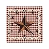 Wall Clock Barn Star Texas Battery Operated Clocks Wooden Silent Non Ticking Wallclock 12 Inch Classic Country Primitive Red Wood Square Wall Clock for Living Room Bedroom Office Shool Home Decor