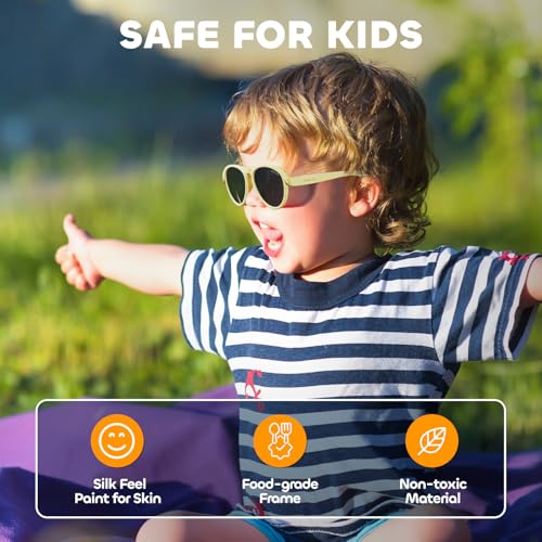Baby Sunglasses Skin Feel Frame Polarized UV Protection Kids Glasses for Toddler Infant Boys Girls Age 0-24 Months4