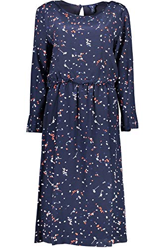 Gant caída Deja Impresa Womens Vestido Marine 38